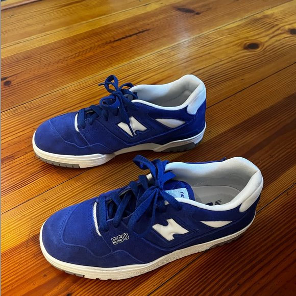 Blue New Balance 550 - Picture 2 of 7